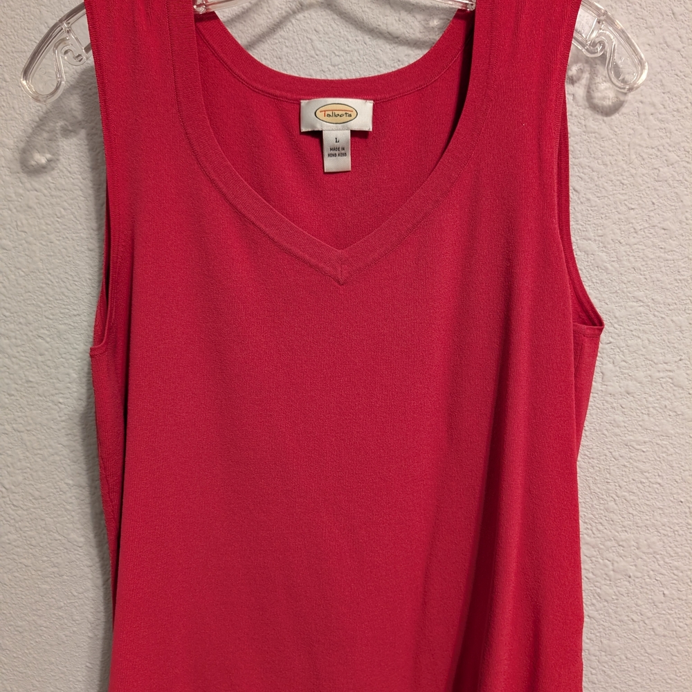Talbots Red Sleeveless Tank Top